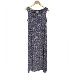 Rabbit Rabbit Rabbit Designs Vintage Floral Sleeveless Maxi Dress